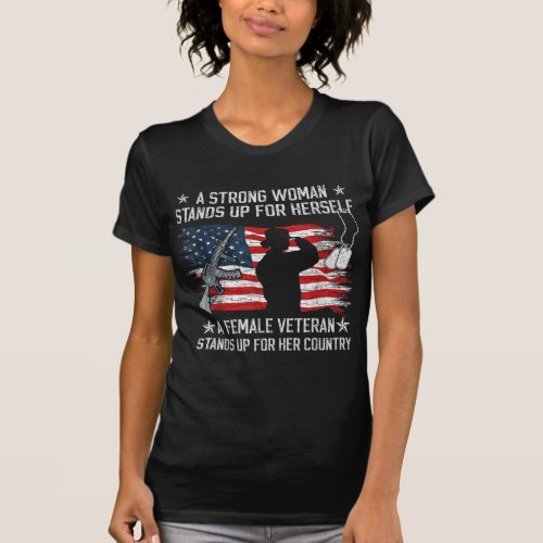 A Strong Woman Stands Up For Herself  T_Shirt