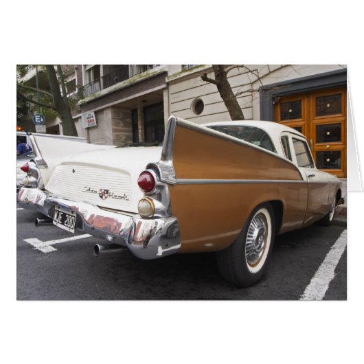 A Studebaker Silver Hawk Classic Car parked on a Cards (Front Horizontal)