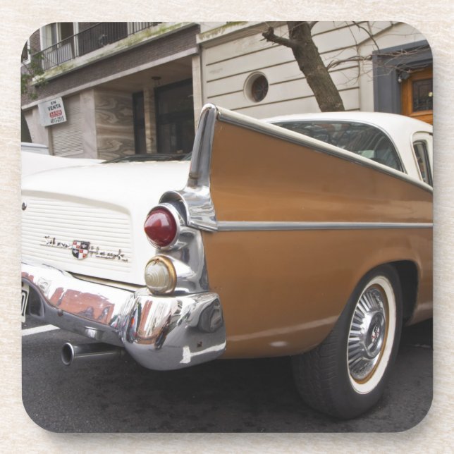 A Studebaker Silver Hawk Classic Car parked on a Coaster (Front)