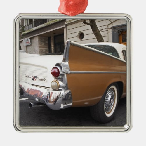 A Studebaker Silver Hawk Classic Car parked on a Metal Ornament