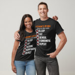 A Student&#39;s Life Quiz Customizable Text T-shirt at Zazzle