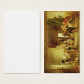 A Study for 'The Schoolroom' (oil on panel) (Front & Back)