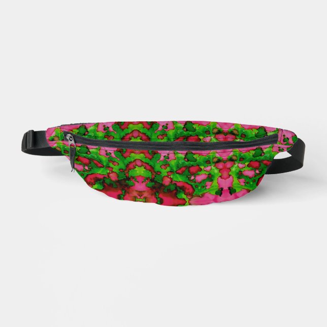 A Study in Pink & Green Fanny Pack (Front)