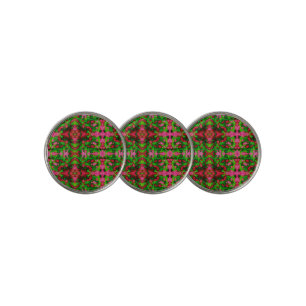 A Study in Pink & Green Golf Ball Marker