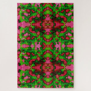 A Study in Pink & Green Jigsaw Puzzle