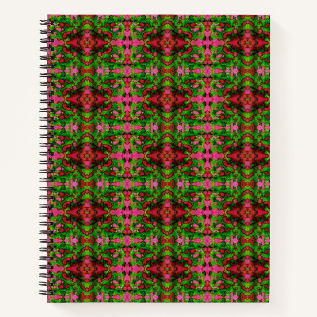 A Study in Pink & Green Notebook (Front)