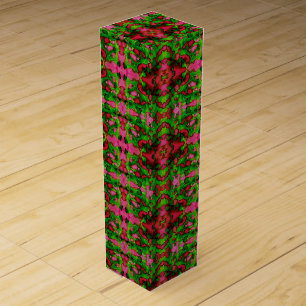 A Study in Pink & Green Wine Box