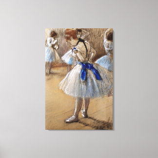 A Study of a Dancer - Edgar Degas - c1890 Canvas Print