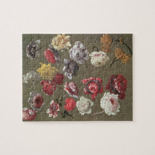 A Study of Peonies (oil on canvas) Jigsaw Puzzle