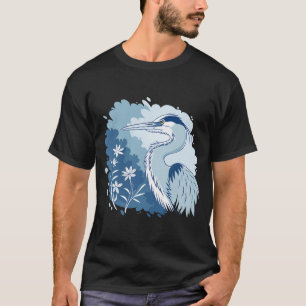 A Stunning Blue Heron Portrait T-Shirt