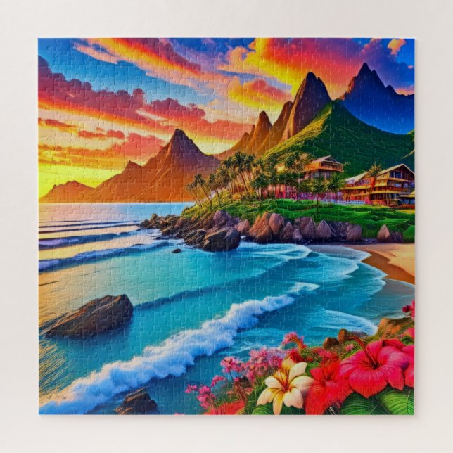 A stunning coastal landscape jigsaw puzzle (Vertical)