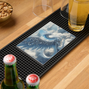 A Stunning Dragon Surrounded by Clouds Bar Mat