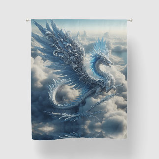 A Stunning Dragon Surrounded by Clouds Blackout Curtains