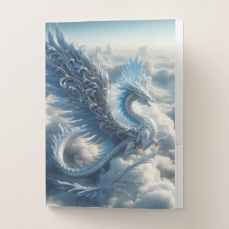 A Stunning Dragon Surrounded by Clouds 