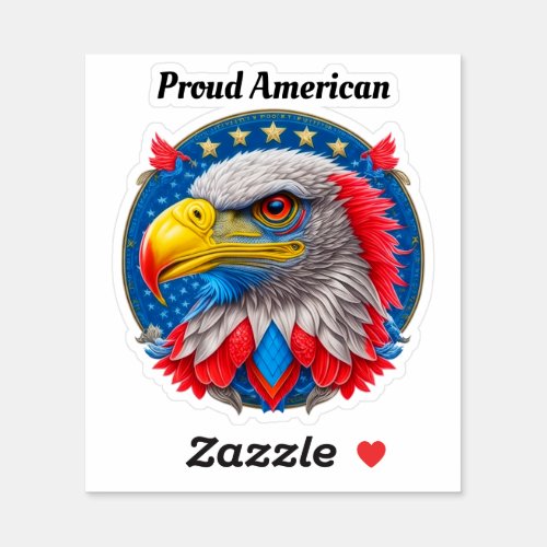 A stunning eagle 1 sticker