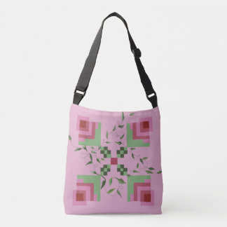 A sturdy brushed polyester floral tote bag