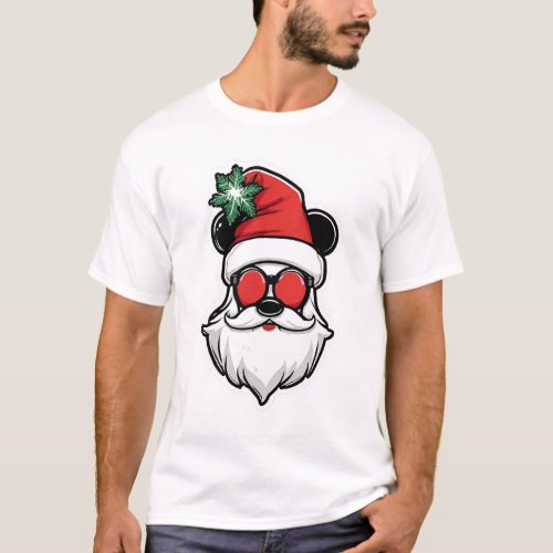 A Stylish Santa Claus Design for the Modern Trends T_Shirt