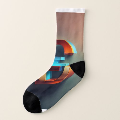 A Stylish Symphony of All_Over Print Elegance Socks