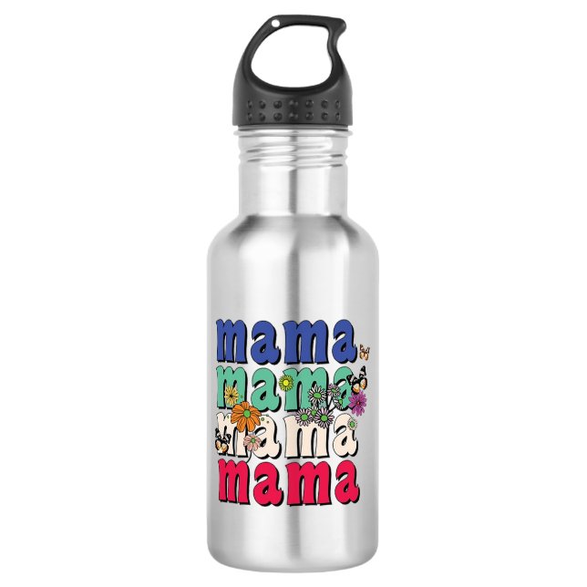  A Stylish Tribute to Mom Stainless Steel Water Bottle (Front)