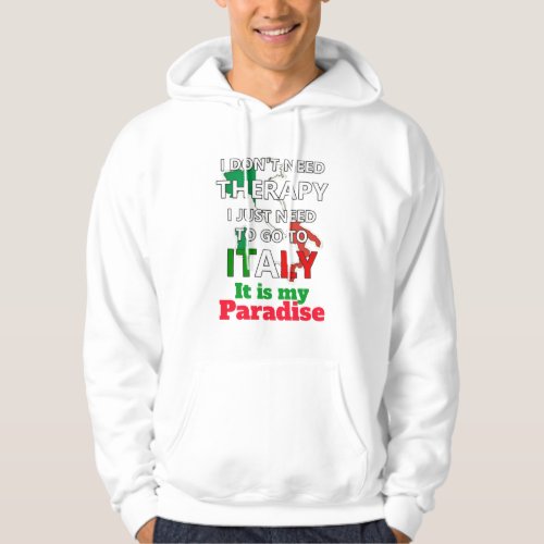 a stylish work of art for all Italy lovers Hoodie