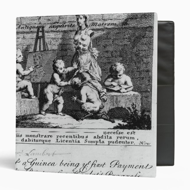 A Subscription Ticket for 'A Harlot's Binder (Front/Inside)