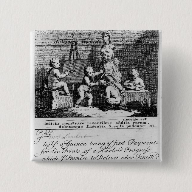 A Subscription Ticket for 'A Harlot's Button (Front)