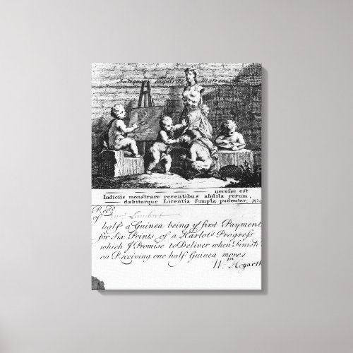 A Subscription Ticket for A Harlots Canvas Print