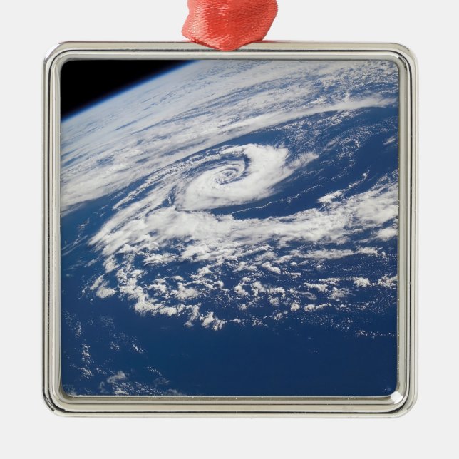 A subtropical cyclone metal ornament (Front)