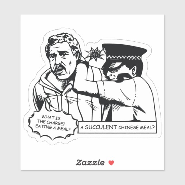 A Succulent Chinese Meal, THIS IS DEMOCRACY MANIFE Sticker (Sheet)