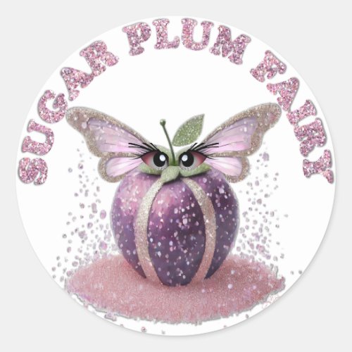 A Sugar Plum Fairy Classic Round Sticker