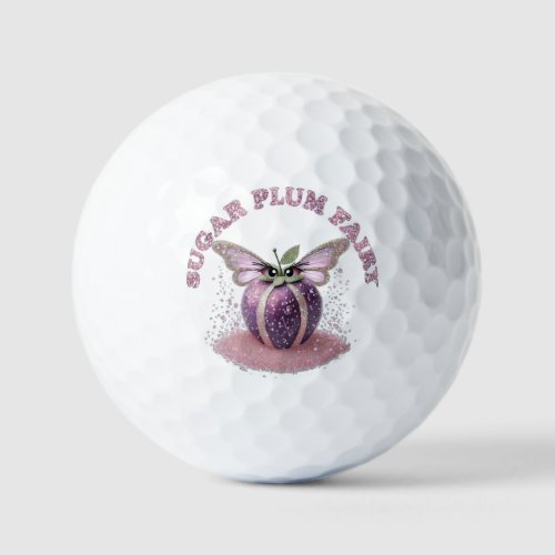 A Sugar Plum Fairy Golf Balls