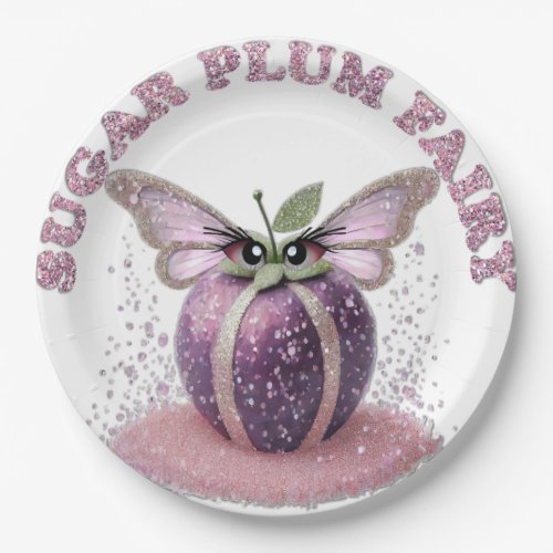 A Sugar Plum Fairy Paper Plates