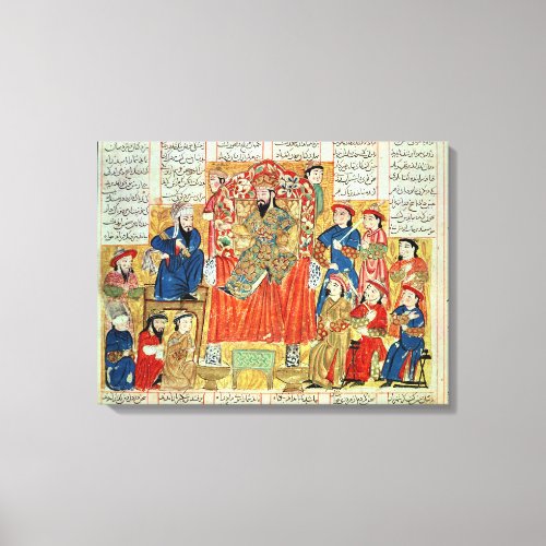 A Sultan and his Court Canvas Print