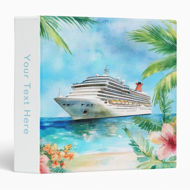 A Summer Cruise 3 Ring Binder (Front/Spine)