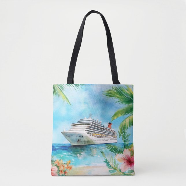 A Summer Cruise Tote Bag (Front)