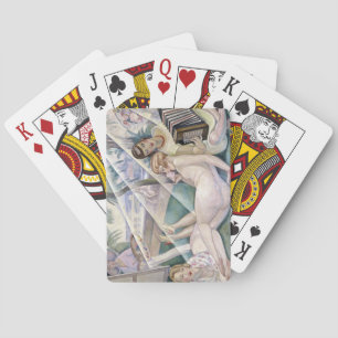 A Summer Day (Beautiful Women in the Sun) Poker Cards