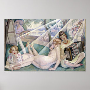 A Summer Day (Beautiful Women in the Sun) Poster