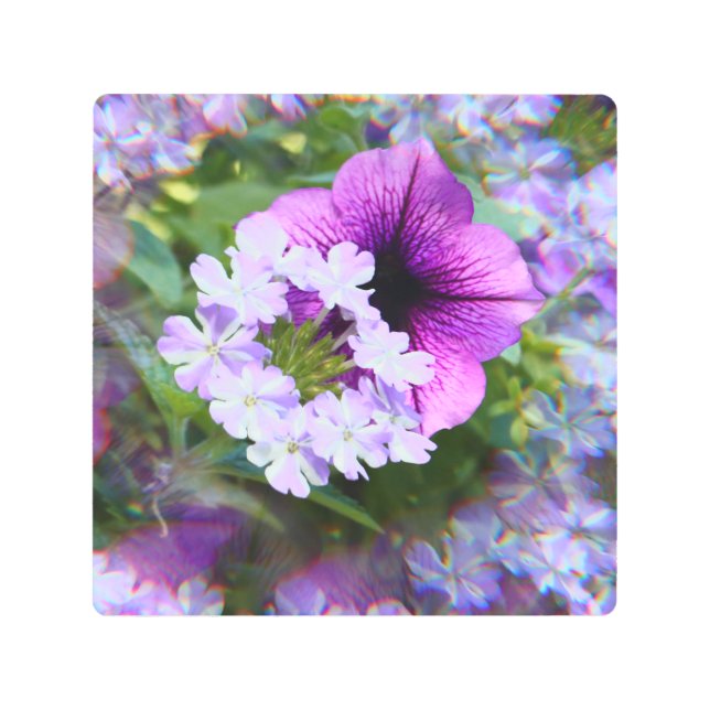A Summer Flower Bouquet Metal Print  (Front)