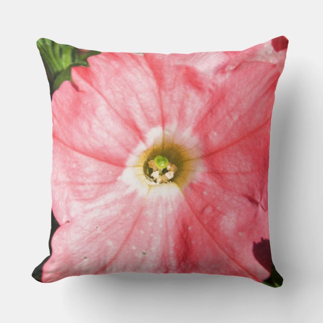 A summer Flower Throw Pillow (Front)