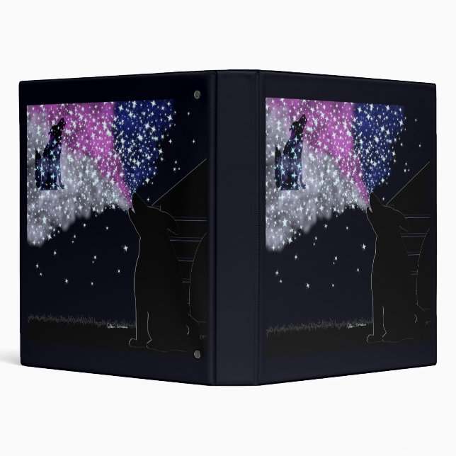 A Summer Night with Sirius 3 Ring Binder (Background)