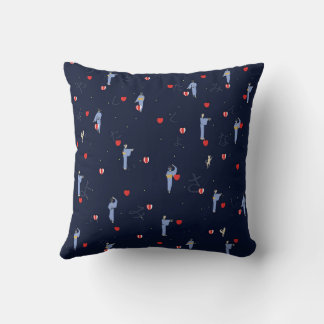A summer night's Japan 3 Throw Pillow
