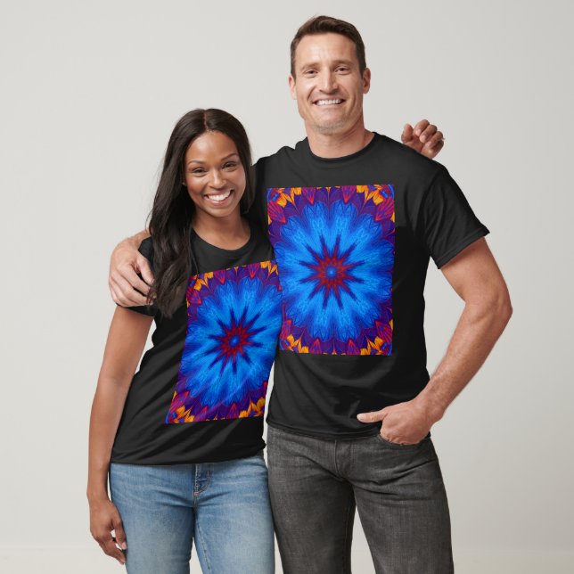 A Summer Pansy 1 Bohemian Abstract Floral Graphic  T-Shirt (Unisex)