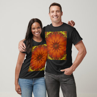 A Summer Pansy 2 Bohemian Abstract Floral Graphic T-Shirt