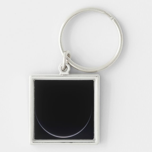 A sun-illuminated crescent of Earth Keychain (Front)