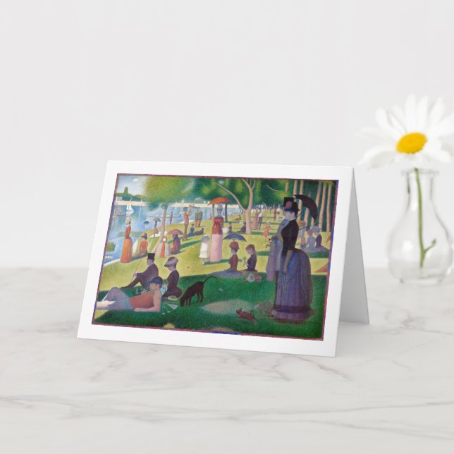 A Sunday Afternoon at La Grande Jatte, Seurat Card (Small Plant)