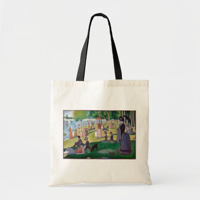 A Sunday Afternoon at La Grande Jatte, Seurat Tote Bag (Front)