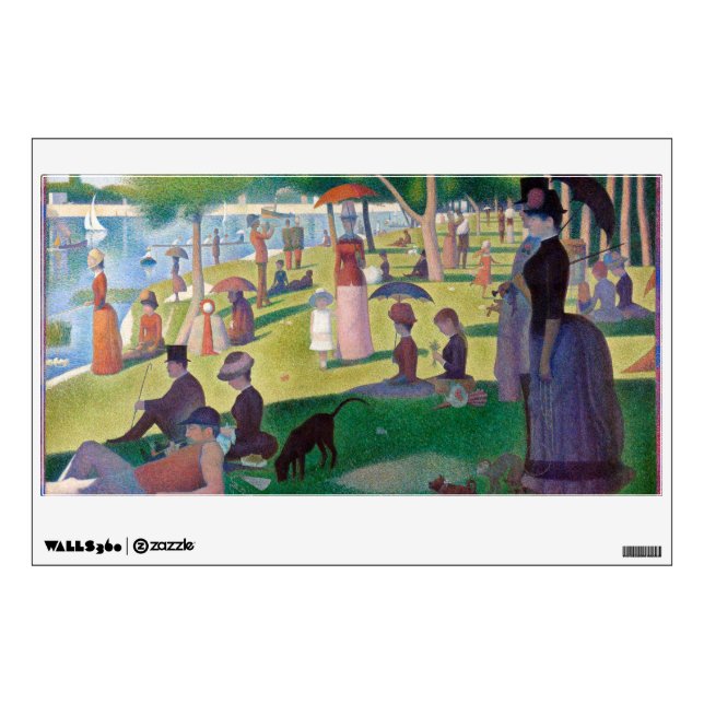 A Sunday Afternoon at La Grande Jatte, Seurat Wall Decal (Front)