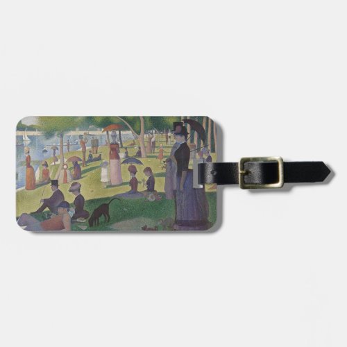 A Sunday Afternoon by Georges Seurat Luggage Tag