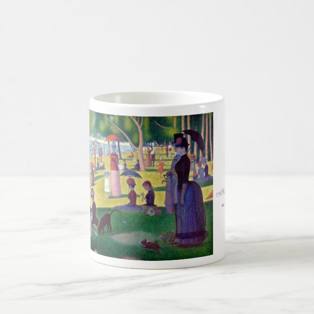 A Sunday Afternoon on La Grande Jatte by Seurat Coffee Mug (Center)