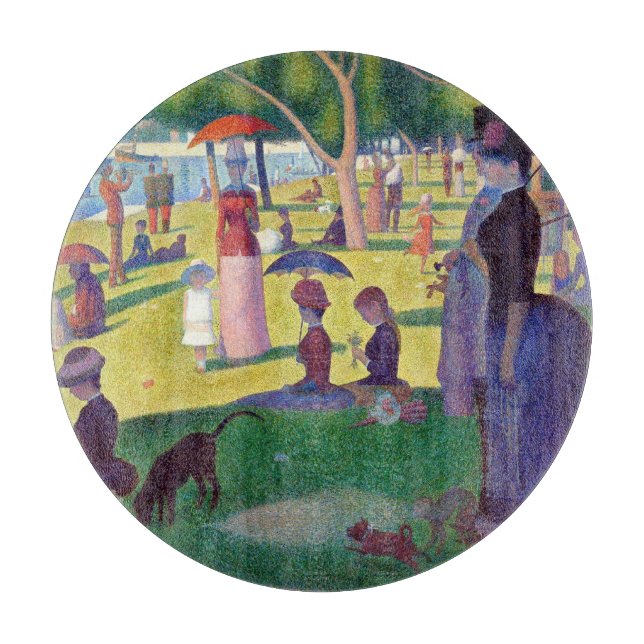 A Sunday Afternoon on La Grande Jatte by Seurat Cutting Board (Front)